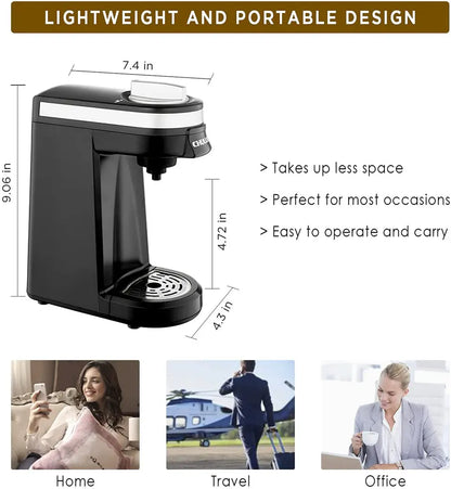 【Best Seller】Portable K-Cup Coffee Machine Maker Capsule Coffee Maker Machine Express Coffee Makers Cafetera Coffee Brewer